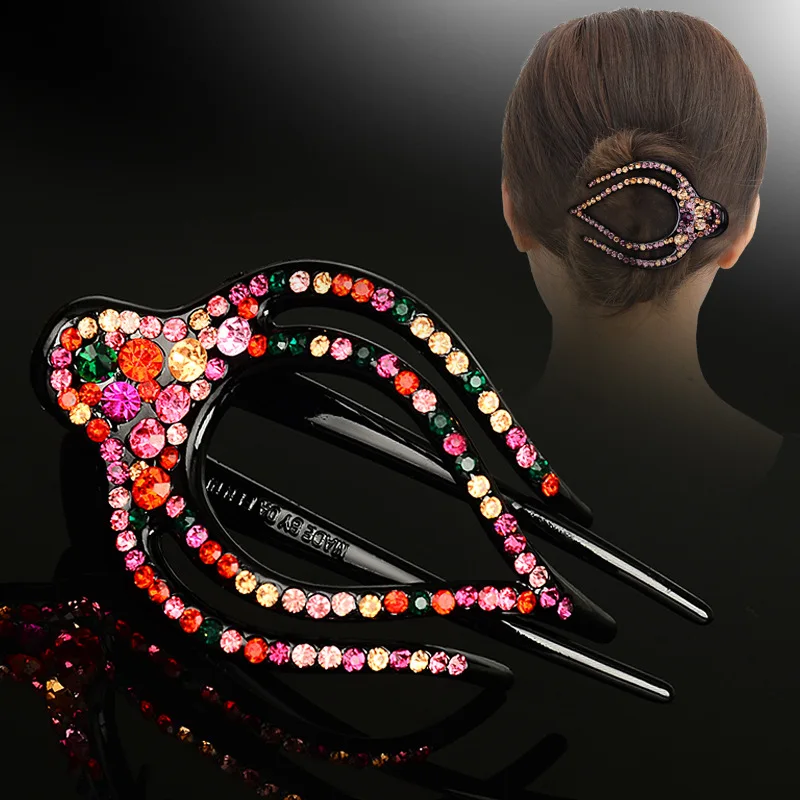 AWAYTR Korean Rhinestone Hairpin for Women Hair Clamps Hair Clip Headdress Large Duckbill Hairclip Girls Hair Accessories
AWAYTR Korean Rhinestone Hairpin for Women Hair Clamps Hair Clip Headdress Large Duckbill Hairclip Girls Hair Accessories
