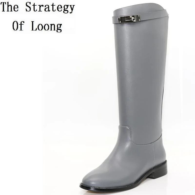 2019 New Winter Genuine Leather Buckle Short Plush Long Boots Women Spring Autumn Cow Leather Pure Color Knee High Boot ZY170929
2019 New Winter Genuine Leather Buckle Short Plush Long Boots Women Spring Autumn Cow Leather Pure Color Knee High Boot ZY170929