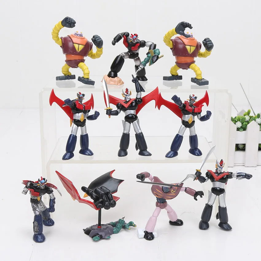 10pcs/set Anime Cartoon Robot Mazinger Z Figure DX Soul of Chogokin Die-Cast PVC Action Figure Collectible Model Kids Toys 4-6cm
10pcs/set Anime Cartoon Robot Mazinger Z Figure DX Soul of Chogokin Die-Cast PVC Action Figure Collectible Model Kids Toys 4-6cm