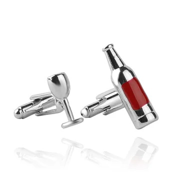 24 Pairs/Lot Asymmetrical Cufflink Wine and Glasses Shape Cufflinks Good Gifts Cuff link gemelos Cuff Button Bulk Wholesale
24 Pairs/Lot Asymmetrical Cufflink Wine and Glasses Shape Cufflinks Good Gifts Cuff link gemelos Cuff Button Bulk Wholesale