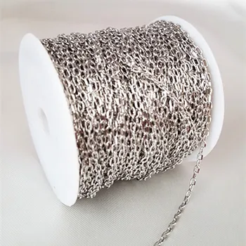 High Quality 1 m Copper Chains DIY Jewelry Accessories Elliptical cross chain For Necklace Bracelets Jewelry Making
High Quality 1 m Copper Chains DIY Jewelry Accessories Elliptical cross chain For Necklace Bracelets Jewelry Making