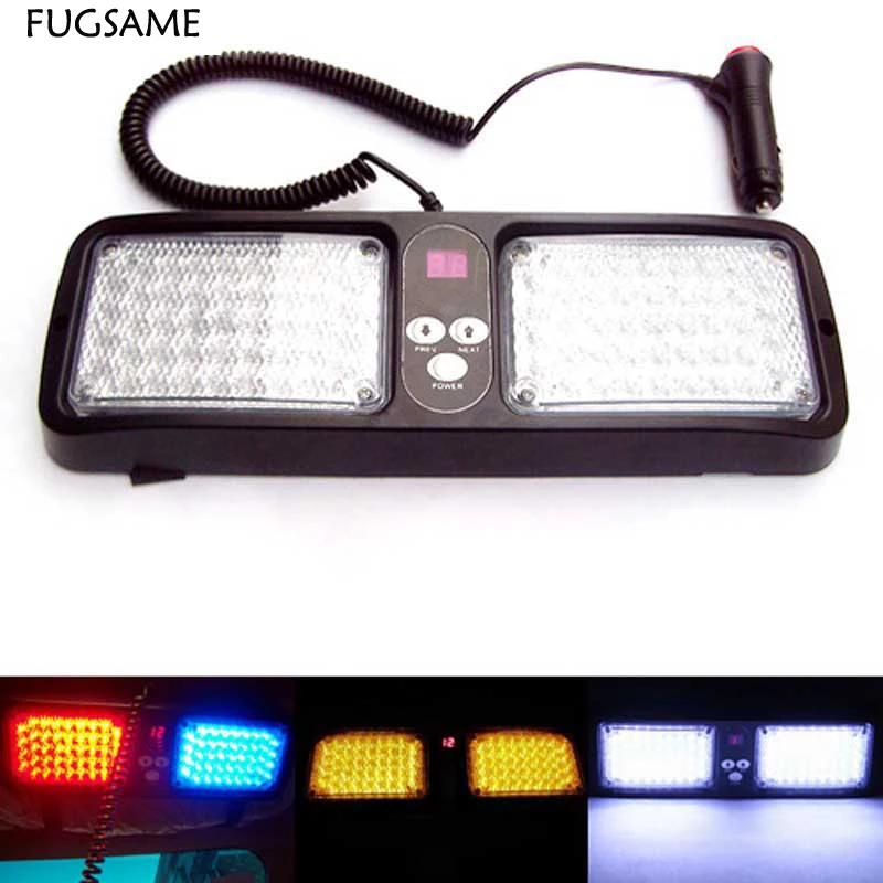 Super Bright 86 LEDs Emergency Light Sun Visor Strobe led light with 12 flashing Mode
Super Bright 86 LEDs Emergency Light Sun Visor Strobe led light with 12 flashing Mode