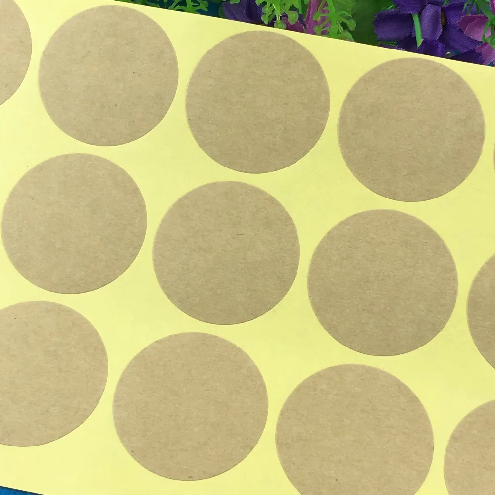 2000pcs Kraft Blank Paper Sticker Labels 4cm Diameter Round Self-adhesive Label Sealing For tips/box/jewelry/bag/card
2000pcs Kraft Blank Paper Sticker Labels 4cm Diameter Round Self-adhesive Label Sealing For tips/box/jewelry/bag/card