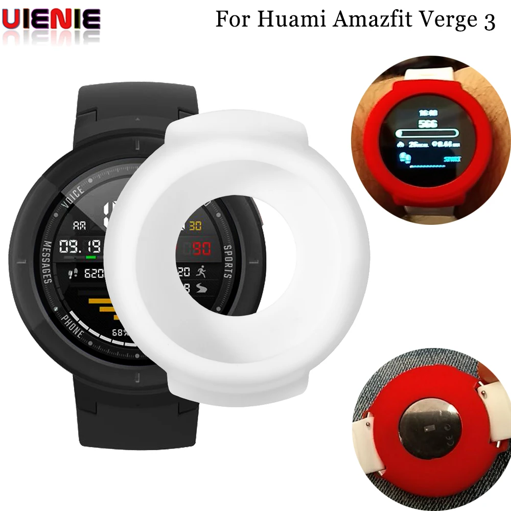 Soft silicone Protection Bumper Full Case Cover for Huami Amazfit Verge 3 wearable devices smartwatch relogios drop shopping
Soft silicone Protection Bumper Full Case Cover for Huami Amazfit Verge 3 wearable devices smartwatch relogios drop shopping