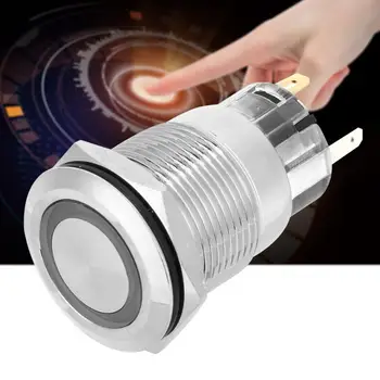 40Pcs Automatic Reset Flat Ring Head with Light Nickel Plated Brass Button Switch rotary switch Button Switch
40Pcs Automatic Reset Flat Ring Head with Light Nickel Plated Brass Button Switch rotary switch Button Switch