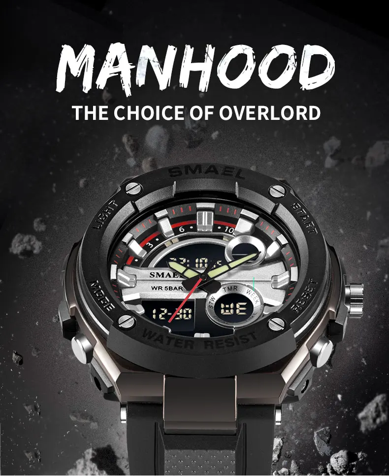 smael watch wr 5 bar