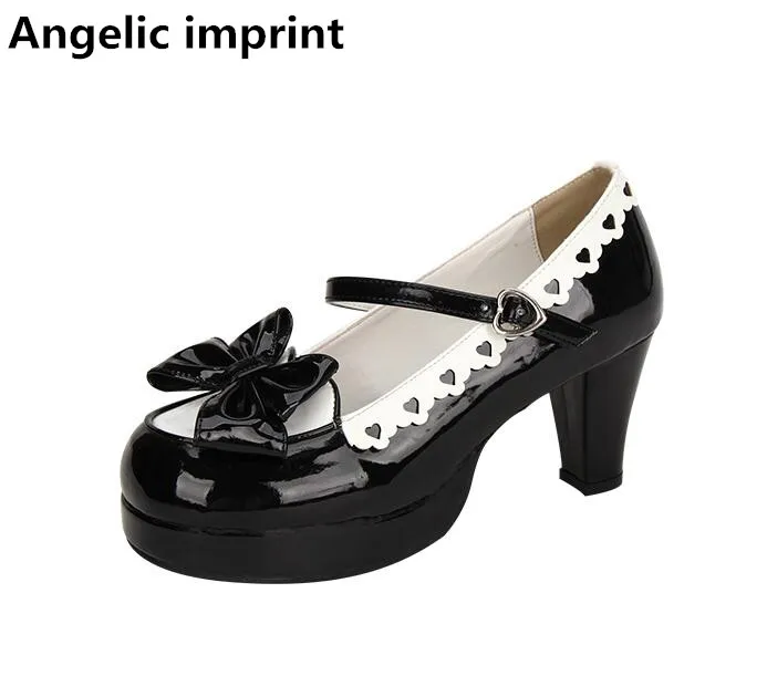 Angelic imprint woman mori girl lolita cosplay shoes lady high heels pumps women princess dress party shoes 33-47 heart lacework
Angelic imprint woman mori girl lolita cosplay shoes lady high heels pumps women princess dress party shoes 33-47 heart lacework