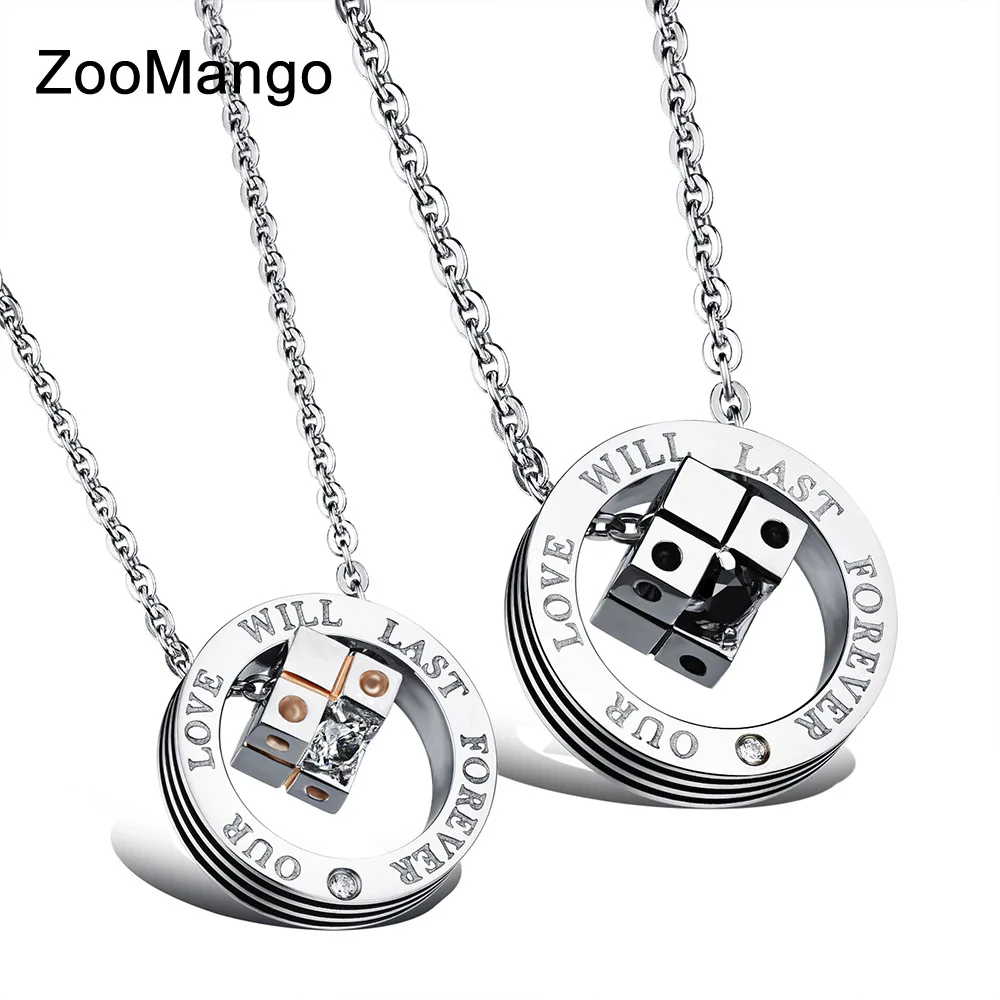 ZooMango Couple Stainless Steel Magic Square Design Necklaces With Cubic Zirconia Punk Women Men Pendant Jewelry Gift OGX1011
ZooMango Couple Stainless Steel Magic Square Design Necklaces With Cubic Zirconia Punk Women Men Pendant Jewelry Gift OGX1011
