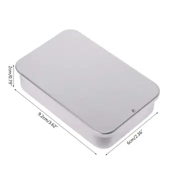 Metal Tin Rectangle Jewelry Storage Box Case Candy Coin Key Organizer Sliding Organizer Small Items Container
Metal Tin Rectangle Jewelry Storage Box Case Candy Coin Key Organizer Sliding Organizer Small Items Container