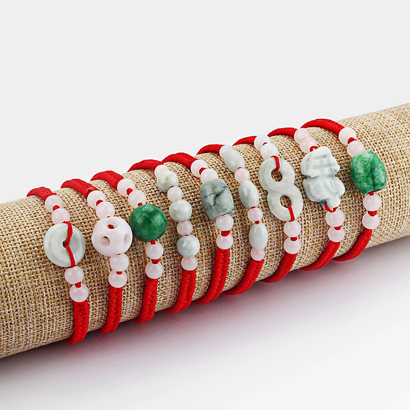 1pcs Nature Stone Round Charms Spacer Beads Red Thread String Rope Lucky Blessing Bracelet Gift for Family Lover Friend
1pcs Nature Stone Round Charms Spacer Beads Red Thread String Rope Lucky Blessing Bracelet Gift for Family Lover Friend
