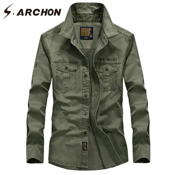 S.ARCHON Men Autumn Cotton Tactical Shirt Men Large Size Casual Shirts Plaid Thin Autumn Winter Military Shirt Men
S.ARCHON Men Autumn Cotton Tactical Shirt Men Large Size Casual Shirts Plaid Thin Autumn Winter Military Shirt Men