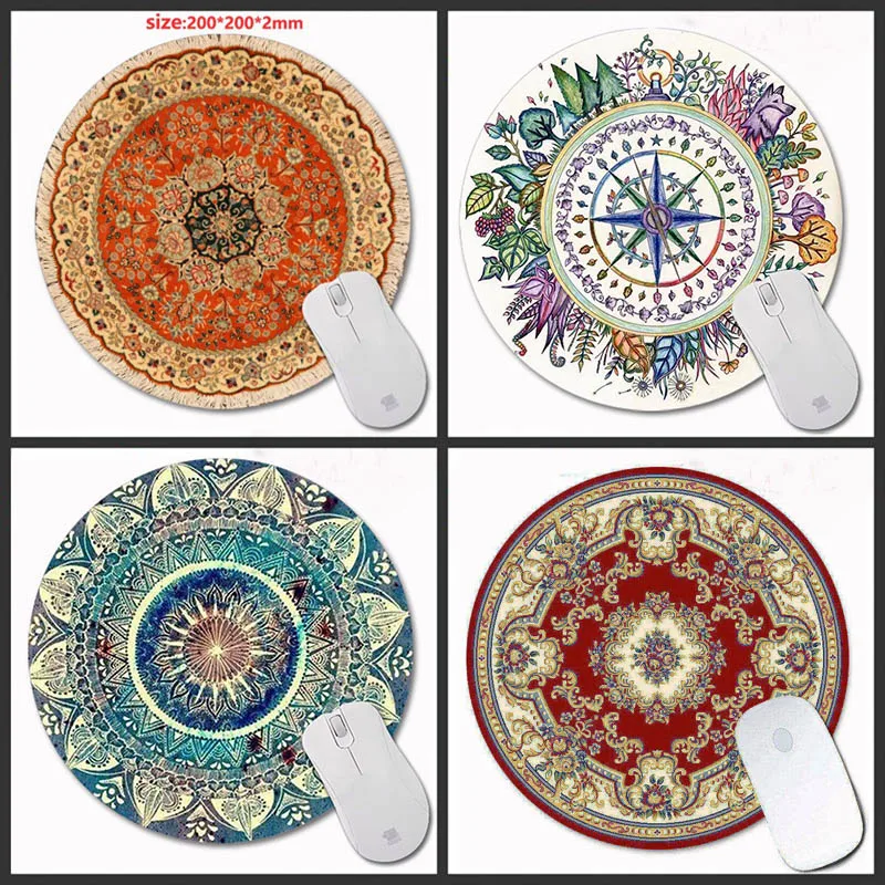 200*200*2mm Non-slip Hot sale Persian Carpets style Round Mousepad Custom Rectangular Mouse Pad in office accessory and gift
200*200*2mm Non-slip Hot sale Persian Carpets style Round Mousepad Custom Rectangular Mouse Pad in office accessory and gift