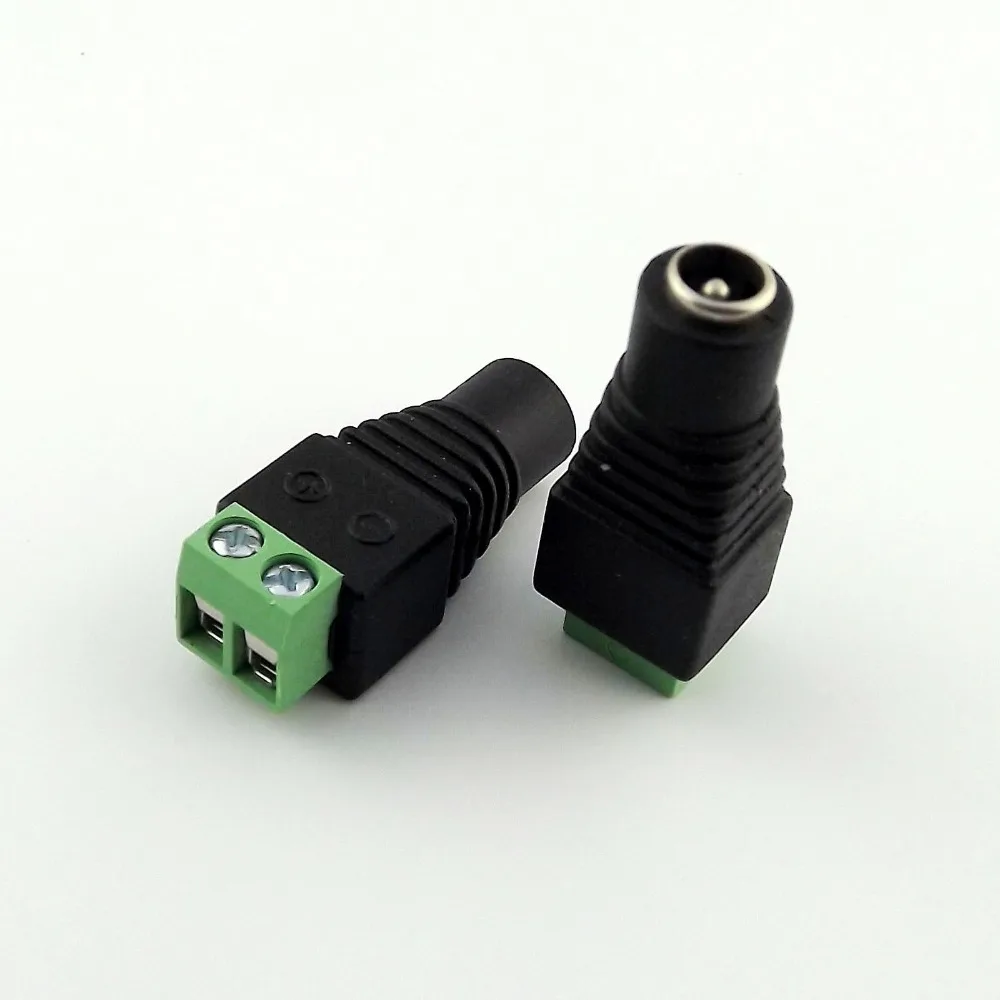 100pcs 5.5 x 2.5mm Female DC Power LED CCTV Video Balun Terminals Adapter Connector
100pcs 5.5 x 2.5mm Female DC Power LED CCTV Video Balun Terminals Adapter Connector