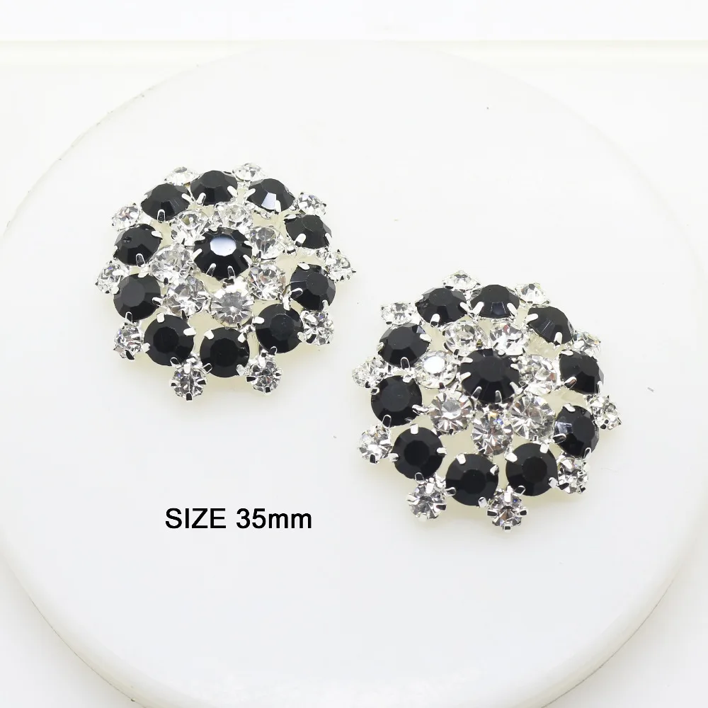 Rhinestones Buttons 2Pcs/Lot Sewing Black Button For Clothing Accessories Gift Decoration
Rhinestones Buttons 2Pcs/Lot Sewing Black Button For Clothing Accessories Gift Decoration