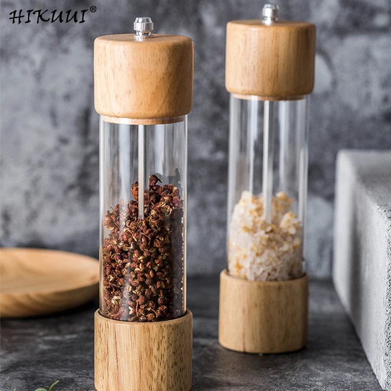 Manual Salt Pepper Mill Grinder Wood Seasoning Muller Cooking Tools Kitchen Accessories Cookware Spice Milling Gadget
Manual Salt Pepper Mill Grinder Wood Seasoning Muller Cooking Tools Kitchen Accessories Cookware Spice Milling Gadget