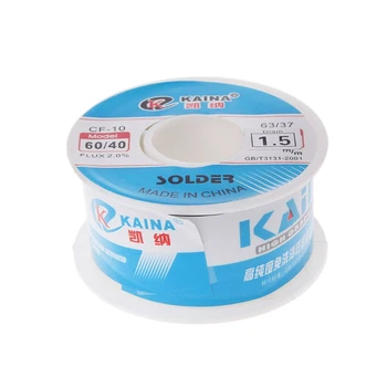 100g 60/40 Rosin Core Qualitied Tin Lead Solder Wire Soldering Welding Flux 2.0%
100g 60/40 Rosin Core Qualitied Tin Lead Solder Wire Soldering Welding Flux 2.0%