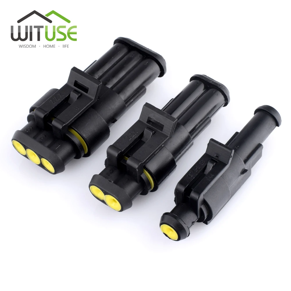 10 sets 1/2/3/4/5/6 Pin to choose Seal Waterproof Electrical Automotive Wire Connector Plug Terminals for Car Truck Kits
10 sets 1/2/3/4/5/6 Pin to choose Seal Waterproof Electrical Automotive Wire Connector Plug Terminals for Car Truck Kits