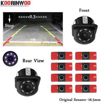 Koorinwoo Original 16.5MM Car Parking Sensors 8 Radars Front Camera Rear view camera Parktronic System Assistance Jalousie Black
Koorinwoo Original 16.5MM Car Parking Sensors 8 Radars Front Camera Rear view camera Parktronic System Assistance Jalousie Black