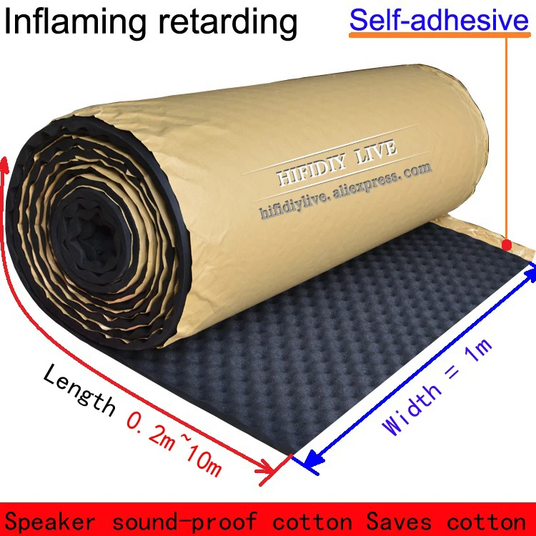 Acoustic insulation of acoustic insulation material acoustic wave absorber cotton black egg cotton flame-retardant self-adhesive
Acoustic insulation of acoustic insulation material acoustic wave absorber cotton black egg cotton flame-retardant self-adhesive