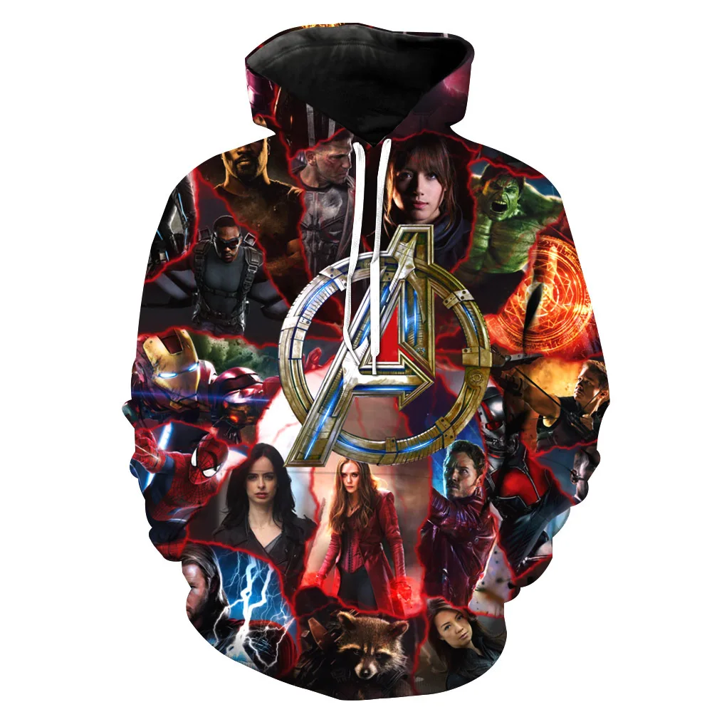 DC Marvel Comics New Movie The Avengers 4 Endgame Hoodie Iron Man Kids 3D Printed Hoodies Captain America Costume Men Sweatshirt
DC Marvel Comics New Movie The Avengers 4 Endgame Hoodie Iron Man Kids 3D Printed Hoodies Captain America Costume Men Sweatshirt