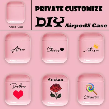 Custom name/logo/image Hard Plastic Pink Case For AirPods Case for Wireless Airpod Cover DIY Customized Photo Hot
Custom name/logo/image Hard Plastic Pink Case For AirPods Case for Wireless Airpod Cover DIY Customized Photo Hot