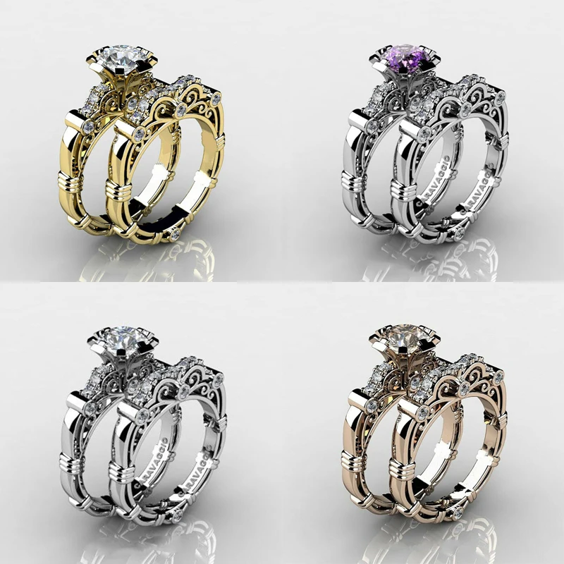 2Pcs/Set Hollow Flower Wedding Couple Rings Set For Women Modern Zircon Couple Love Men Rings Engagement Jewelry Gift Z3M001
2Pcs/Set Hollow Flower Wedding Couple Rings Set For Women Modern Zircon Couple Love Men Rings Engagement Jewelry Gift Z3M001