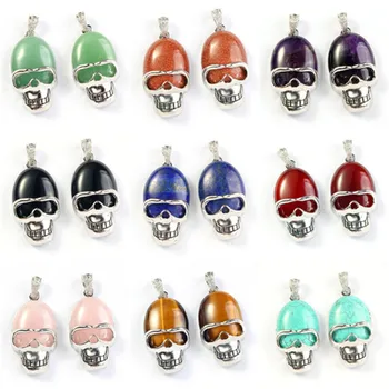Wholesale Hot Style Classic Male Fashion Pretty Oval Colorful Natural Quartz Crystal Pendant Inlaid Alloy Skull 1 PCS
Wholesale Hot Style Classic Male Fashion Pretty Oval Colorful Natural Quartz Crystal Pendant Inlaid Alloy Skull 1 PCS