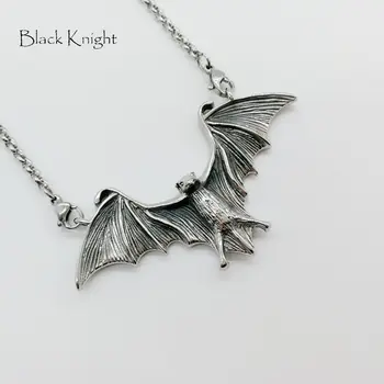 Black Knight Vintage silver color stainless steel Bat pendant necklace cute animal bat necklace fashion jewelry BLKN0694
Black Knight Vintage silver color stainless steel Bat pendant necklace cute animal bat necklace fashion jewelry BLKN0694