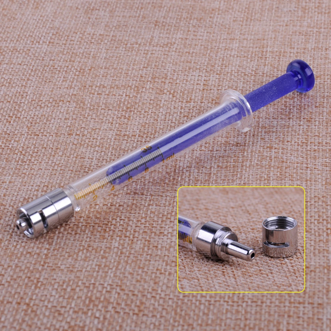 LETAOSK 1ml Glass New Luer Lock Tip Syringe Injector Lab Sampler Standard Diameter Caliber Precision
LETAOSK 1ml Glass New Luer Lock Tip Syringe Injector Lab Sampler Standard Diameter Caliber Precision
