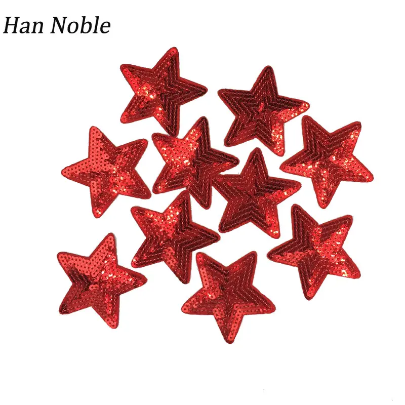 Han Noble Red Star Patch Iron on Embroidery Sequin Patches Applique Sewing Parches for clothes DIY Crafts 10pcs/lot P208
Han Noble Red Star Patch Iron on Embroidery Sequin Patches Applique Sewing Parches for clothes DIY Crafts 10pcs/lot P208