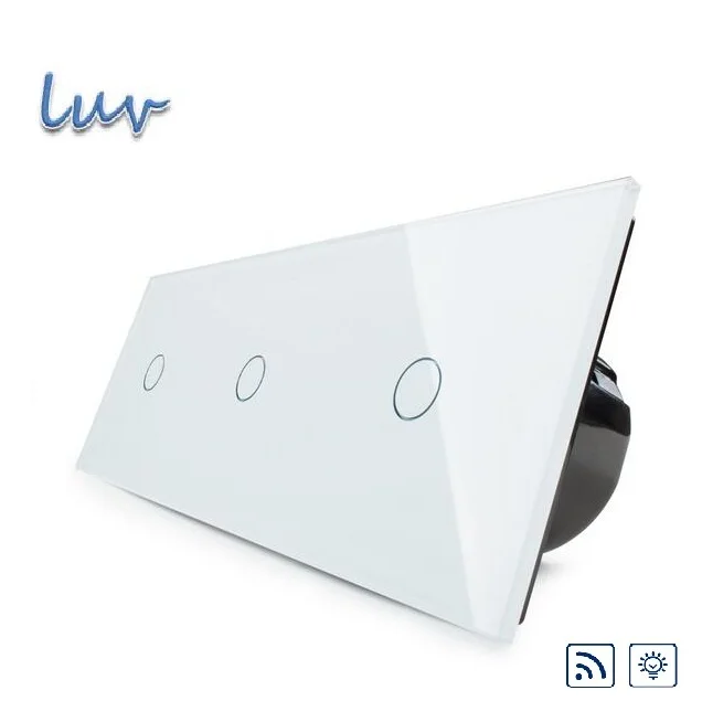 Wall Switch EU Standard, Triple Touch Switch, With Remote&Dimmer Function, VL-C703DR-11,Crystal Glass Panel
Wall Switch EU Standard, Triple Touch Switch, With Remote&Dimmer Function, VL-C703DR-11,Crystal Glass Panel