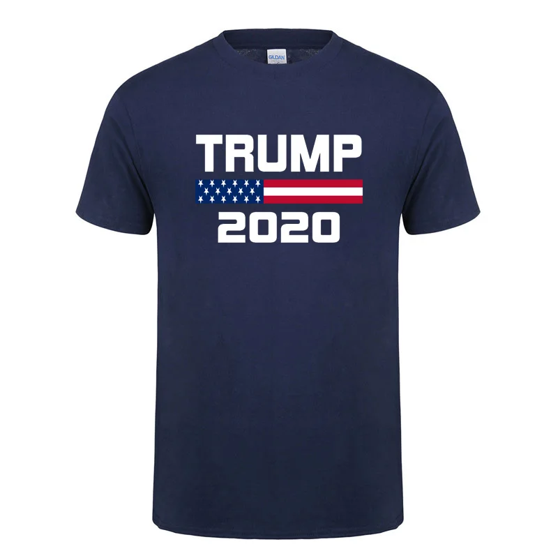 

American Flag Keep America Great Donald Trump For President USA 2020 Republican T Shirt For Men Women O Neck Cotton T-Shirt Tee