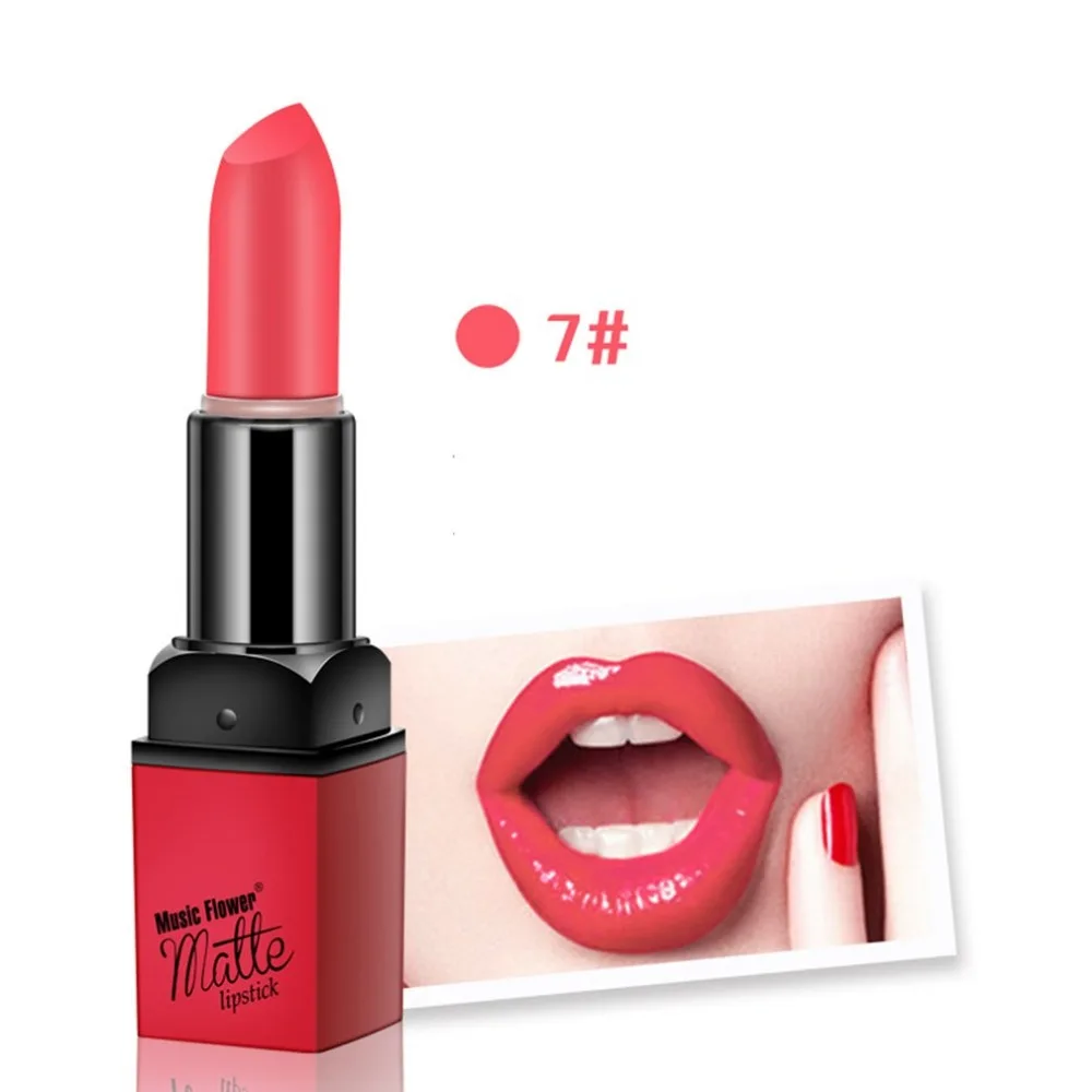 Natural Lipstick Waterproof Nutritious Easy Wear Lip stick Matte Long Lasting Women Lips Cosmetic Makeup Tools 2018
Natural Lipstick Waterproof Nutritious Easy Wear Lip stick Matte Long Lasting Women Lips Cosmetic Makeup Tools 2018