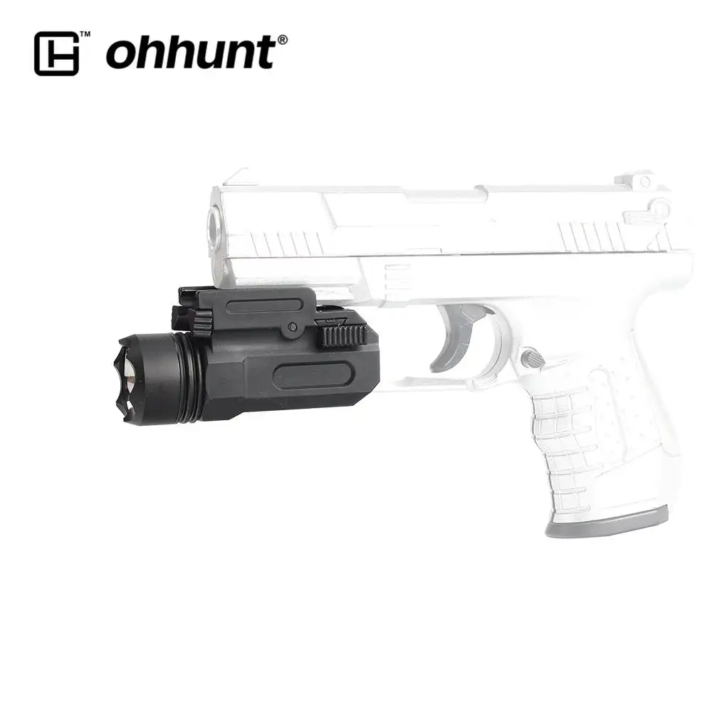 ohhunt Nylon Material 150 Lumens White Light Hunting Tactical LED Flashlight With Quick Release Weaver Picatinny Mount
ohhunt Nylon Material 150 Lumens White Light Hunting Tactical LED Flashlight With Quick Release Weaver Picatinny Mount