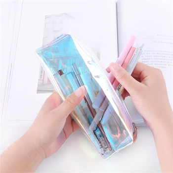 Kawaii Transparent Glitter Pencil Case Stationery Bags Creative Fashion Pvc Pencil Bag School Pencil Box Supplies Student Gift
Kawaii Transparent Glitter Pencil Case Stationery Bags Creative Fashion Pvc Pencil Bag School Pencil Box Supplies Student Gift