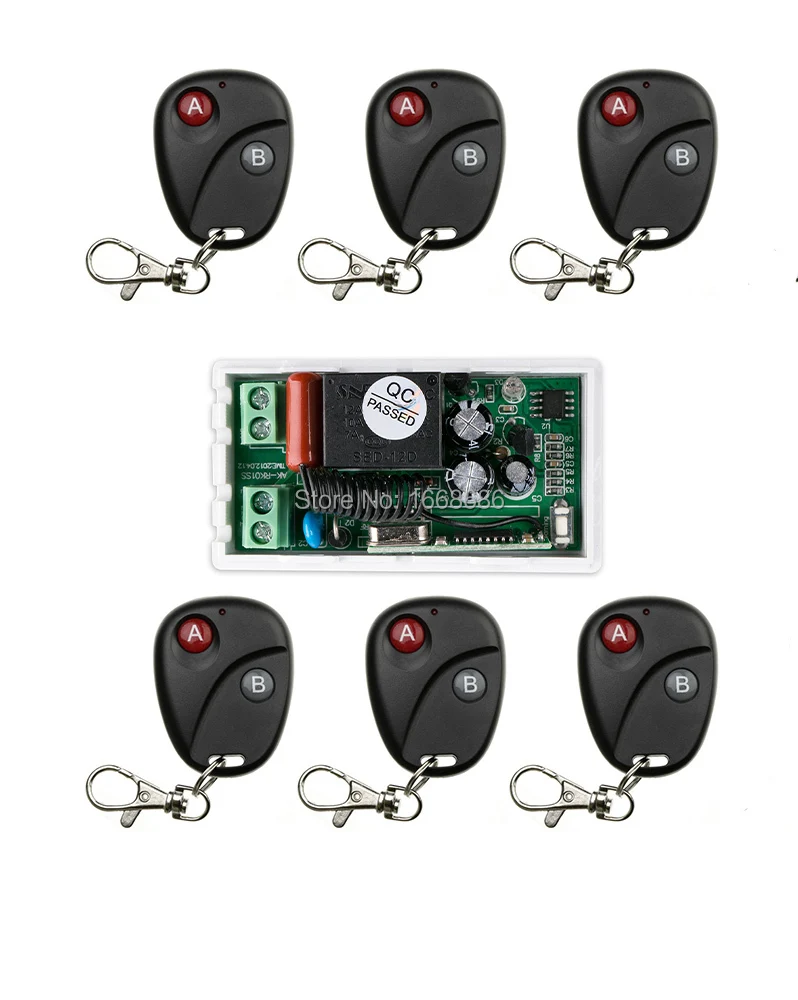 most simple wiring AC220V 1CH RF Wireless Remote Control Switch System Transmitter with Two-button Receiver Smart Home Switch
most simple wiring AC220V 1CH RF Wireless Remote Control Switch System Transmitter with Two-button Receiver Smart Home Switch