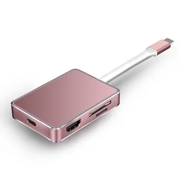 USB C to HDMI Adapter 4K 60Hz 7 in 1 USB Type C Hub with Thunderbolt 3 PD Charging, 4K HDMI, USB3.0/USB2.0 Slot, TF/SD Card
USB C to HDMI Adapter 4K 60Hz 7 in 1 USB Type C Hub with Thunderbolt 3 PD Charging, 4K HDMI, USB3.0/USB2.0 Slot, TF/SD Card