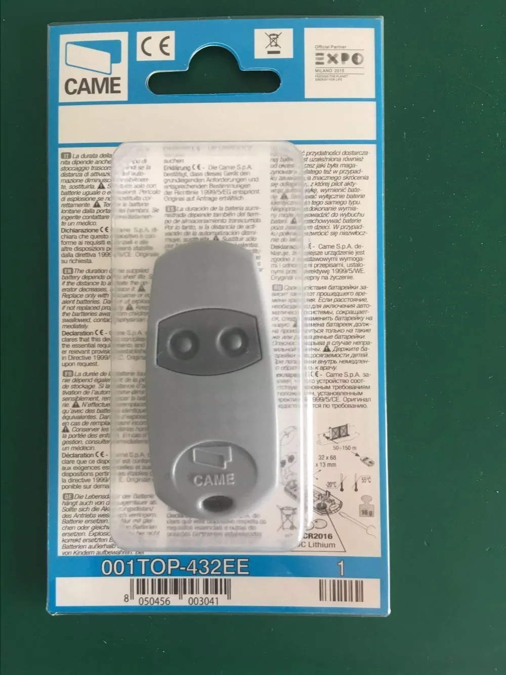 copy Came Gate Remote Duplicator CAME TOP 432NA, CAME TOP432EV Now CAME TOP 432EE 433.92mhz fixed code
copy Came Gate Remote Duplicator CAME TOP 432NA, CAME TOP432EV Now CAME TOP 432EE 433.92mhz fixed code