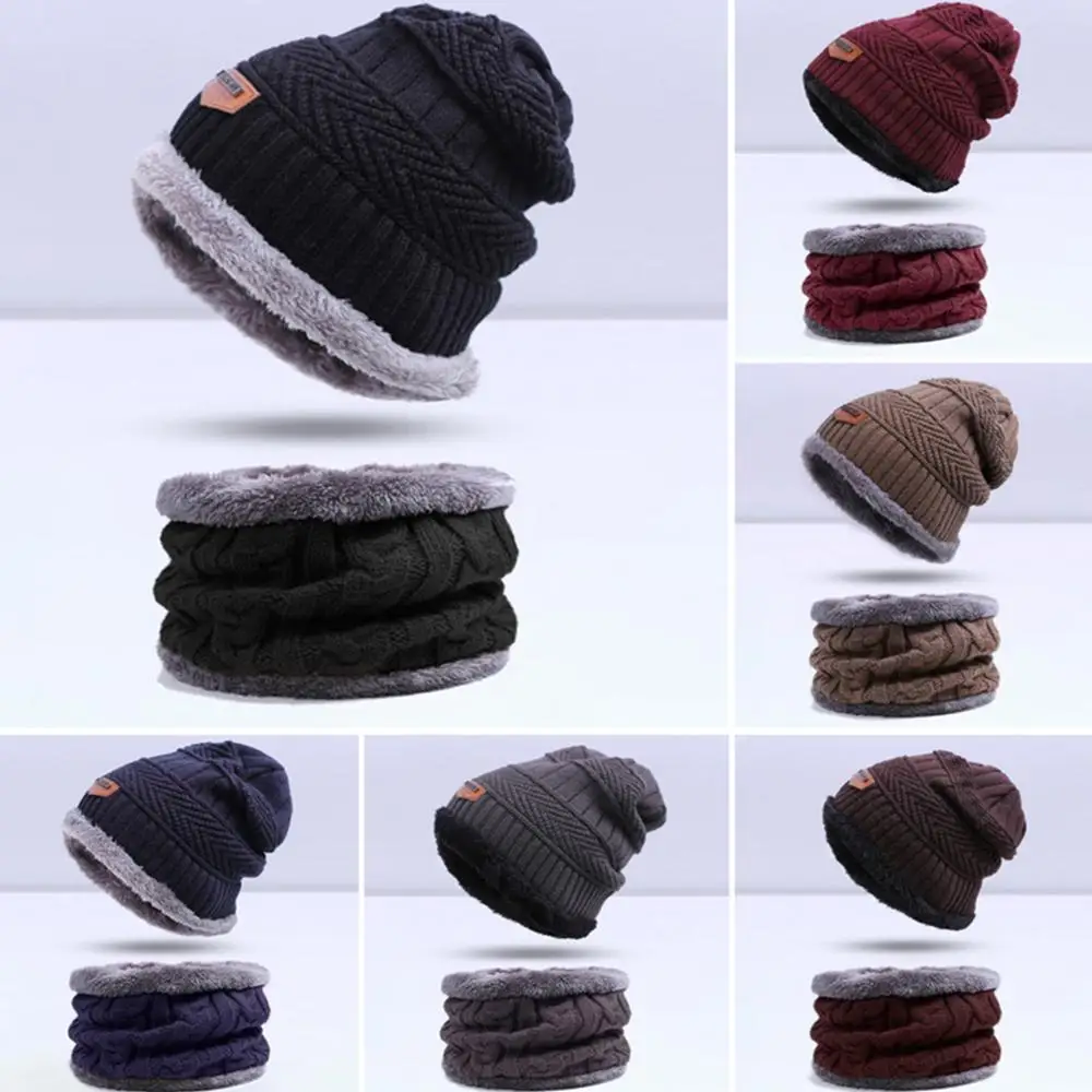 Winter Hat Men Outdoor Accessories Hat Scarf Two-piece Men Solid Color Warm Hat Scarf Suit With Signs 6 Colors
Winter Hat Men Outdoor Accessories Hat Scarf Two-piece Men Solid Color Warm Hat Scarf Suit With Signs 6 Colors