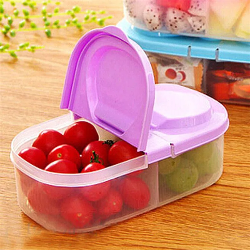 2 Grids 15*10CM Fridge Freezer Food Fruit box Space Saver Organization Storage Seeds Nut case with cover lids holder drop ship
2 Grids 15*10CM Fridge Freezer Food Fruit box Space Saver Organization Storage Seeds Nut case with cover lids holder drop ship