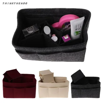 THINKTHENDO Multifunction Cosmetic Makeup Bag Felt Fabric Purse Handbag Storage Organizer Insert Bag Case Hot New Fashion
THINKTHENDO Multifunction Cosmetic Makeup Bag Felt Fabric Purse Handbag Storage Organizer Insert Bag Case Hot New Fashion