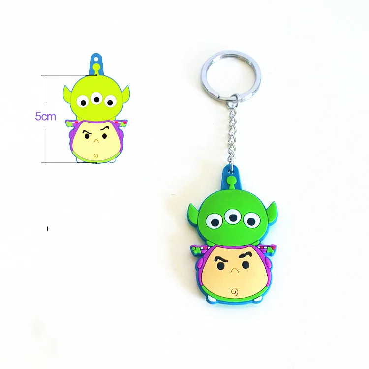 1PCS-Lovely-Cartoon-TSUM-TSUM-Mickey-Minnie-Donald-Bear-Cartoon-Doll-Keychain-Car-Key-ring-Bag (3)