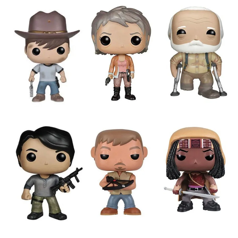 The Walking Dead Movie Action Toy Figures Hershel Greene DARYL DIXON NEGAN CARL GLENN MICHONNE RICK toys for kids Car Decoration
The Walking Dead Movie Action Toy Figures Hershel Greene DARYL DIXON NEGAN CARL GLENN MICHONNE RICK toys for kids Car Decoration