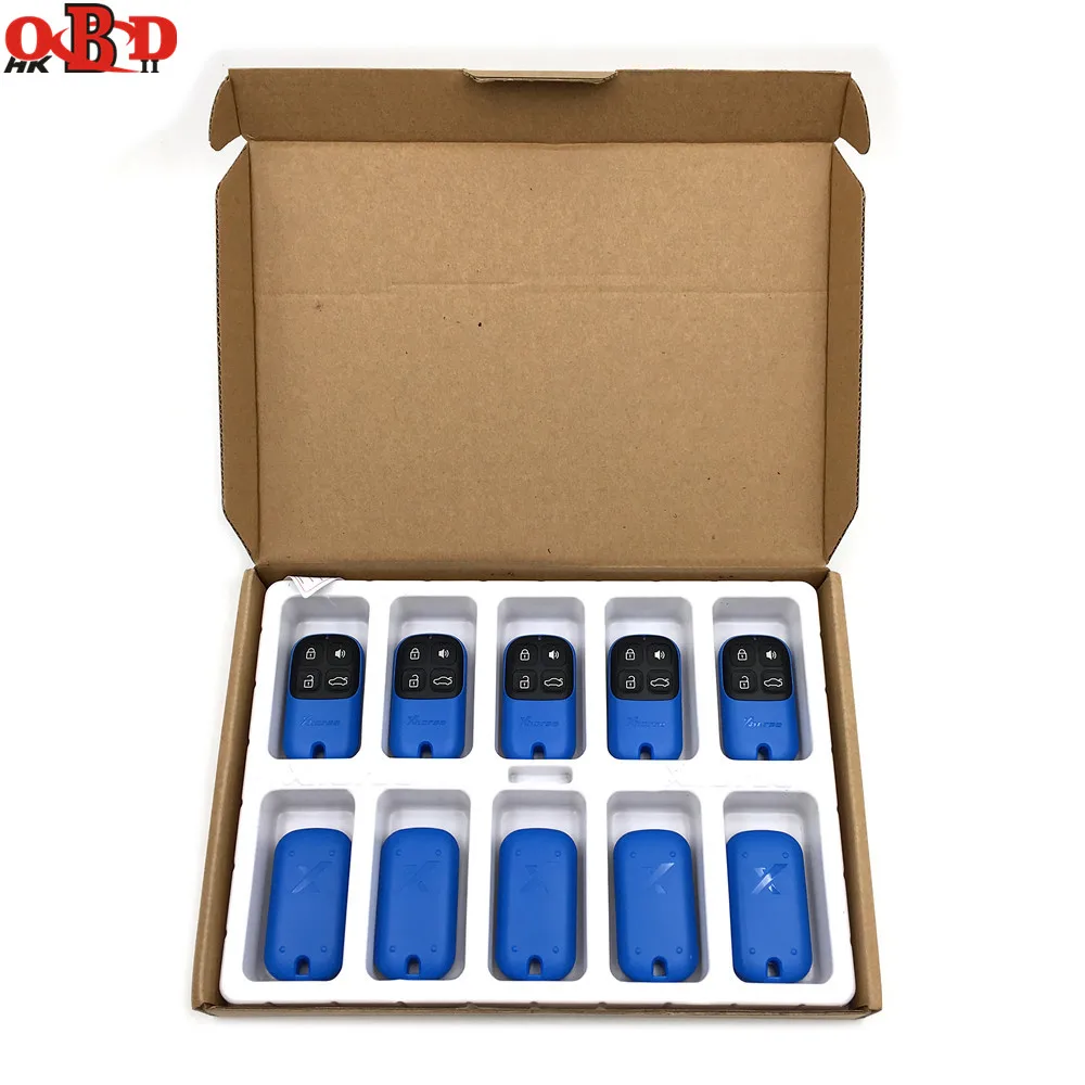 HKOBDII 10pcs/lot Universal 3 Buttons VVDI2 Remote Car Key XH Style for Xhorse MINI Key Programmer VVDI Key Tool English Version
HKOBDII 10pcs/lot Universal 3 Buttons VVDI2 Remote Car Key XH Style for Xhorse MINI Key Programmer VVDI Key Tool English Version