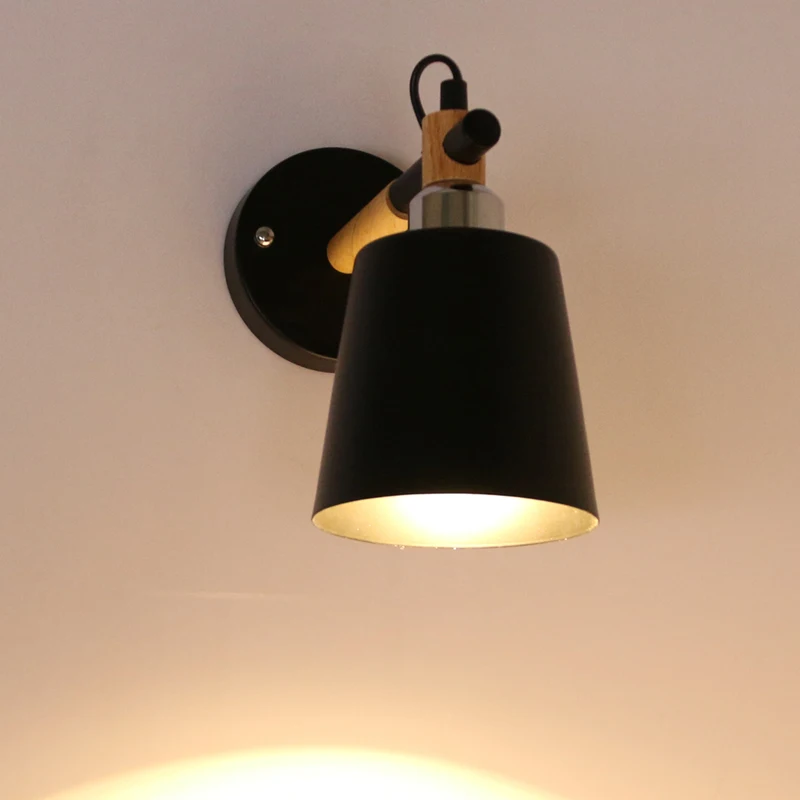 Nordic Simple wooden creative wall light led bedroom bedside decoration hotel designer living room corridor hotel wall lamps e27
Nordic Simple wooden creative wall light led bedroom bedside decoration hotel designer living room corridor hotel wall lamps e27