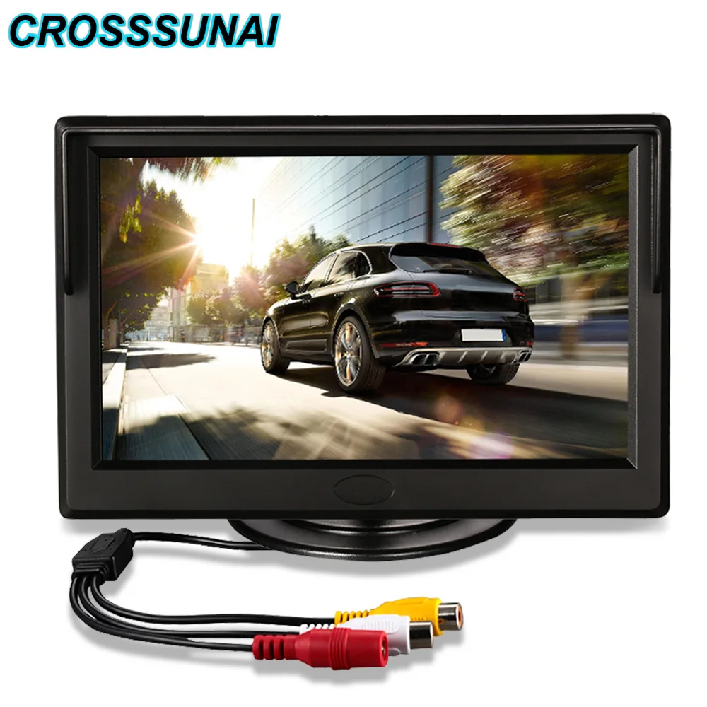 5 Inch HD Car Monitor LCD Screen For Rear View Backup Camera Auto Parking Assistance Reverse Camera With Bracket Accessories
5 Inch HD Car Monitor LCD Screen For Rear View Backup Camera Auto Parking Assistance Reverse Camera With Bracket Accessories
