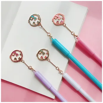 24 pcs/Lot Cartoon cat star pendant gel pen 0.5mm Black color ink pen for writing gift Novelty Stationery school supplies A6539
24 pcs/Lot Cartoon cat star pendant gel pen 0.5mm Black color ink pen for writing gift Novelty Stationery school supplies A6539
