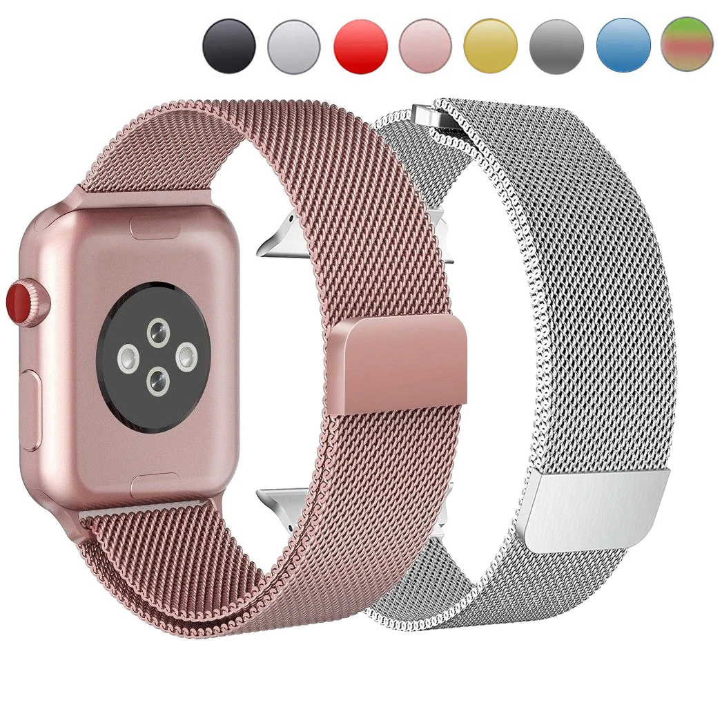 Essidi Milanese Magnetic Watch Strap Band For Apple Watch Series 5 4 3 2 1 Stainless Steel Wrist Strap Clasp For 38 40 42 44MM
Essidi Milanese Magnetic Watch Strap Band For Apple Watch Series 5 4 3 2 1 Stainless Steel Wrist Strap Clasp For 38 40 42 44MM