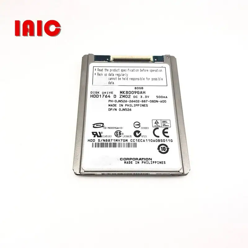 NEW 1.8" HDD CE/ZIF 80GB MK8009GAH HARD DISK DRIVE FOR d430 D420 xt1 2510P 2710P NC2400 sr68e REPLACE mk1214gah mk6008gah
NEW 1.8" HDD CE/ZIF 80GB MK8009GAH HARD DISK DRIVE FOR d430 D420 xt1 2510P 2710P NC2400 sr68e REPLACE mk1214gah mk6008gah