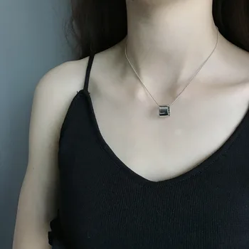 Amaiyllis s925 Sterling Silver Round Tube Geometric Modern Personality Necklace Pendant For Statement Necklace Women Jewelry
Amaiyllis s925 Sterling Silver Round Tube Geometric Modern Personality Necklace Pendant For Statement Necklace Women Jewelry